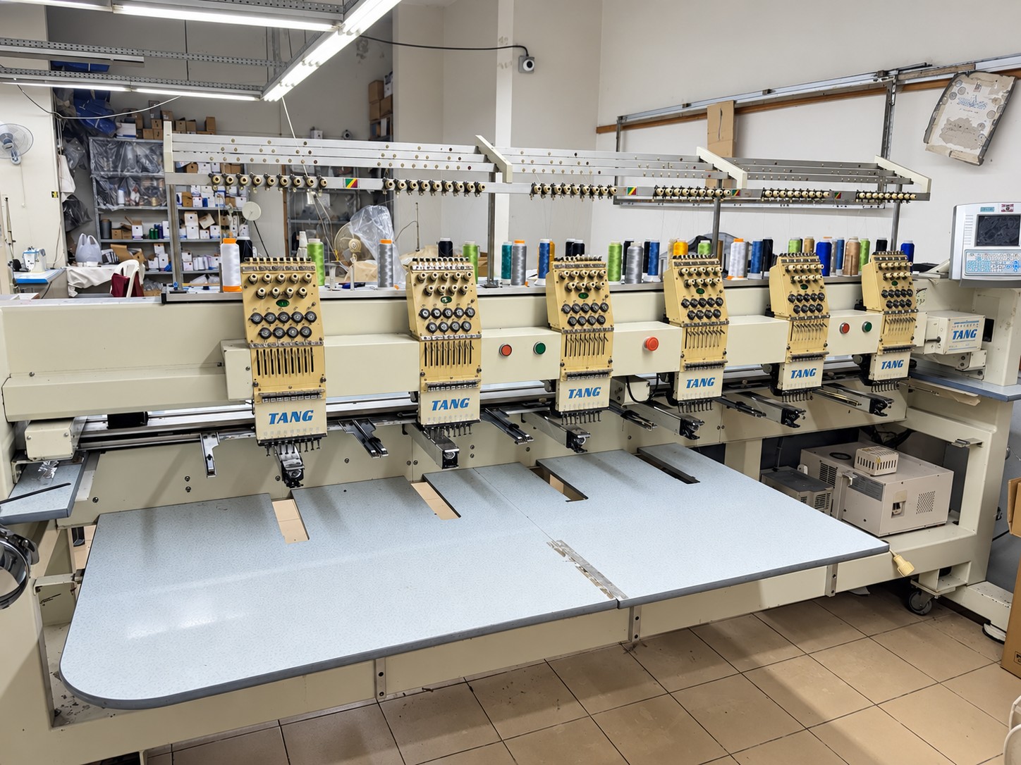 Broderie en atelier